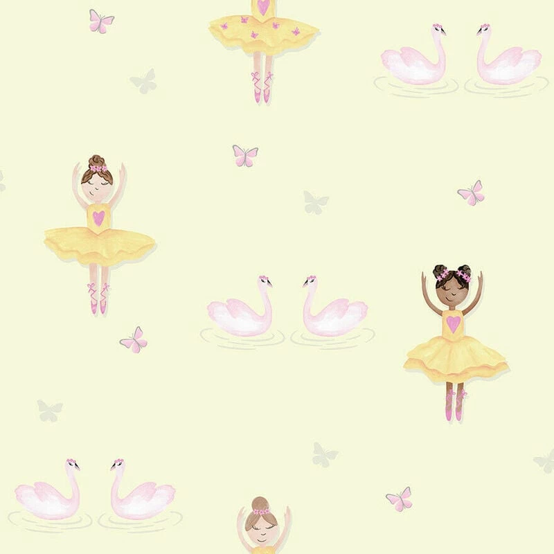Holden Decor Make Believe Ballerina Yellow Wallpaper 12462 - Kids Childrens Holden Decor Make Believe Ballerina Yellow Wallpaper 12462 - Kids Childrens -HOLDEN DECOR Shop holden decor make believe ballerina yellow wallpaper 12462 kids childrens L 12672859 23695173 1