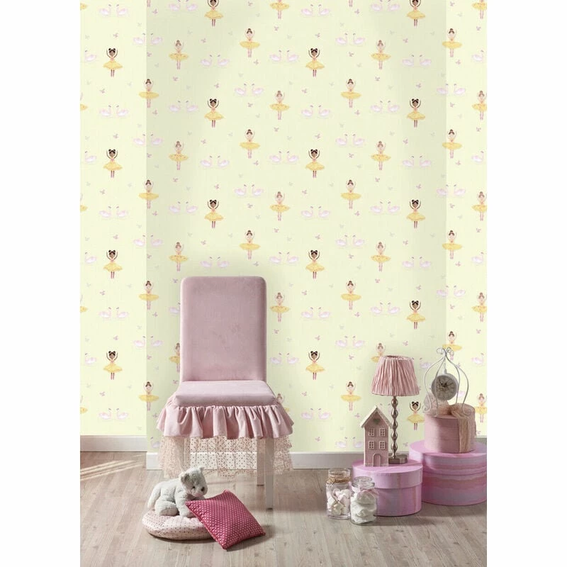 Holden Decor Make Believe Ballerina Yellow Wallpaper 12462 - Kids Childrens Holden Decor Make Believe Ballerina Yellow Wallpaper 12462 - Kids Childrens -HOLDEN DECOR Shop holden decor make believe ballerina yellow wallpaper 12462 kids childrens L 12672859 23695173 2